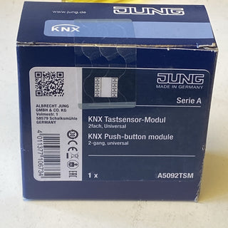 Jung A5092TSM KNX Tastsensor-Modul Universal 2fach F50 AS/A – neu mit OVP0