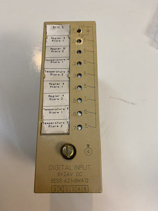 Siemens SIMATIC S5 6ES5421-8MA12 | Digitale Eingabe 8x 24V DC | Geprüft & Sauber3