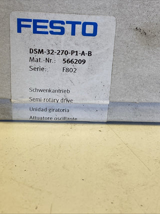 NEU Festo Schwenkantrieb DSM-32-270-P1-A-B (566209) OVP Pneumatik Rotary Actuato2