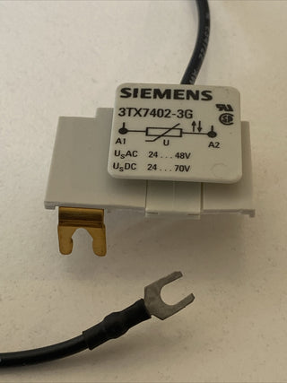 6x Siemens Überspannungsbegrenzer 3TX7402-3G Varistor AC 24-48V DC 24-70V3