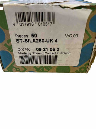 50x Phoenix Contact 0921053 Sicherungsstecker ST-SILA250-UK 4 STSILA250UK44