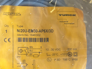 Turck NI20U-EM30-AP6X/3D Induktiver Sensor – uprox+ / M30 – NEU & OVP