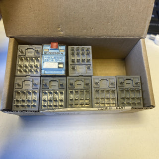 8x Comat Releco C9-A41X / AC 230V Miniatur Industrierelais 4 Wechsler NEU3
