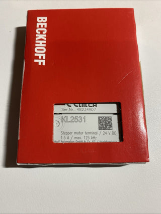 Beckhoff KL2531 Busklemme Schrittmotorendstufe 24V DC 1,5A – NEU & OVP