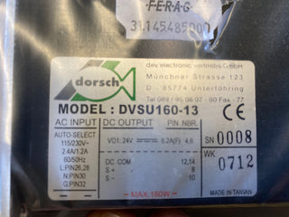 31.145.485.000 FERAG STROMVERSORGUNG 1.2/1.4AMP 50/60HZ 115/230VAC0