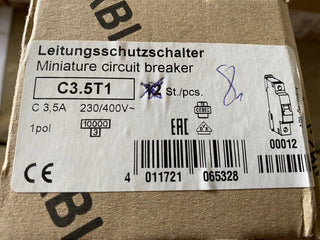 8X ABL Sursum C3,5T1 Leitungsschutzschalter, Sicherungsautomat 230/400V1