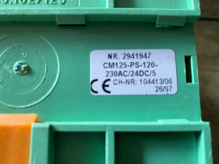 Phoenix Contact CM125-PS-120-230AC/24DC/5 24V 5A Netzteil 2941947 geb4