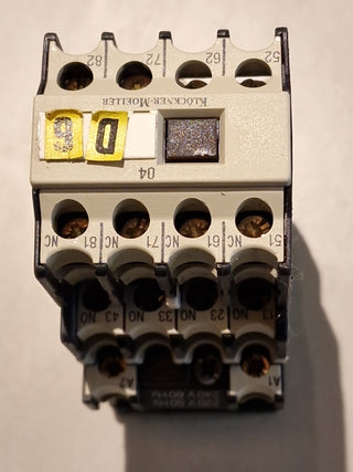 Hilfsschütz Moeller DIL R40-+ 31DIL Spule 24 Volt DC Hz 7 NO + 1 NC (2)#11