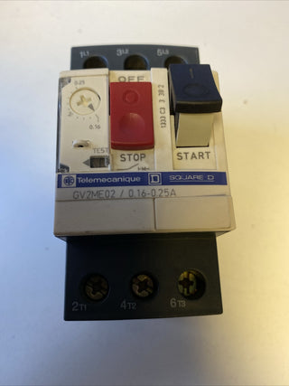 Schneider Electric / Telemecanique GV2ME02 Motorschutzschalter 0,16 - 0,25A | NE1
