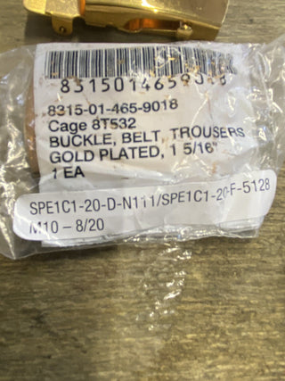 US Militär Gürtelschnalle vergoldet 1-5/16" Hose / 8315-01-465-9018 / 8T5322