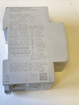 Doepke HS40-20s Installationsschütze 40A 230 V AC/min. 50Hz max.60Hz 2S 099804395
