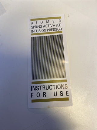 biomed spring activated infusion pressure 6515-01-308-63803