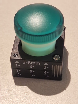 2x SIEMENS 3SB3001-6AA40 LEUCHTMELDER Signalleuchte Grün1