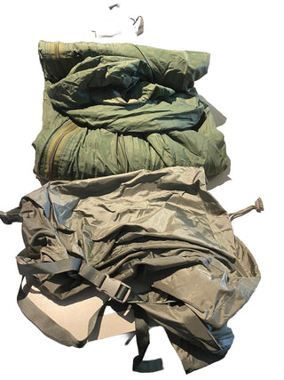 US Army Patrol Schlafsack +Kleiner Stuff sack  gut Erhalten8