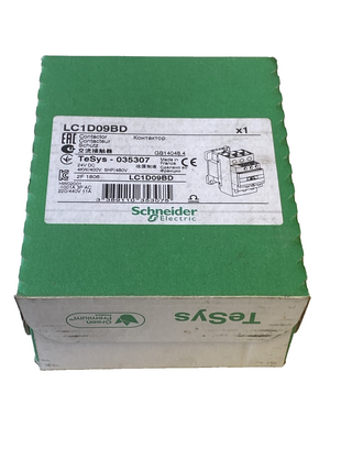 Schneider Electric TeSys D Leistungsschütz LC1D09BD – 24V DC – NEU & OVP2