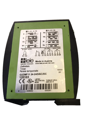 Tele Zeitrelais G2ZMF11 24-240V AC/DC Multifunktionsrelais gebraucht0