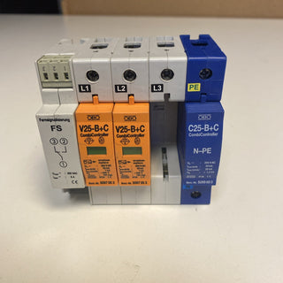 OBO Bettermann Kombi-Ableiter Set | V25-B+C | Überspannungsschutz1
