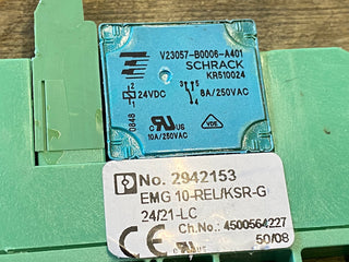 9x PHOENIX CONTACT Relaismodul EMG 10-REL/KSR-G 24/21-LC - 2942153 24VDC0