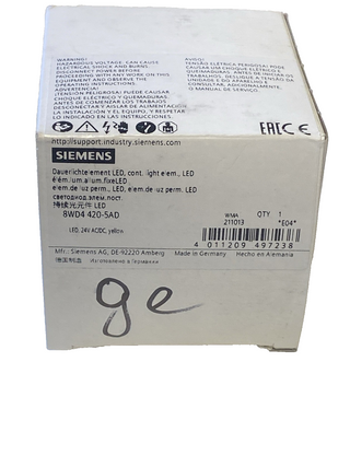 Siemens Dauerlichtelement LED gelb (8WD4420-5AD)0