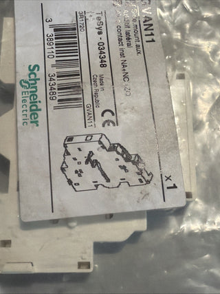 Schneider Electric GVAN11 ist ein seitlicher Hilfsschalterblock (Hilfskontakt)4