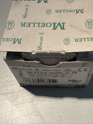 Moeller M22-WRLK-R Wahltaste Knebel schwarz M22 neu5