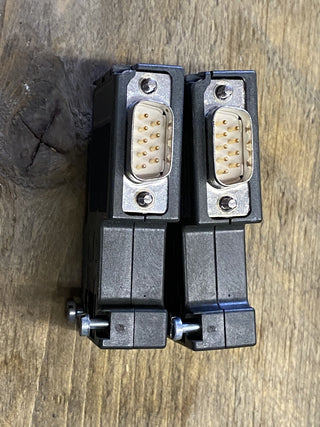 2x NEU Siemens 6ES7972-0BB12-0XA0 Profibus Stecker mit PG-Buchse3
