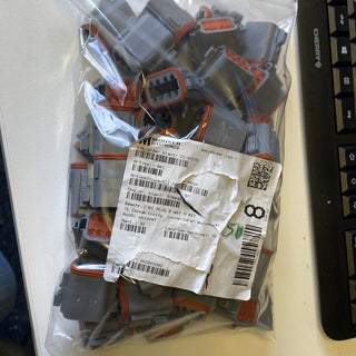 50x Deutsch DT Steckverbinder Set | 8-polig | Grau | Wasserdicht IP689