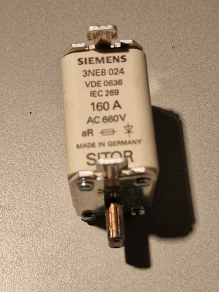 3 x Siemens SITOR 3NE8024 Sicherungssatz 160A #110