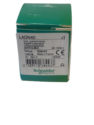 Schneider Electric LADN40 Hilfskontaktblock 4NO TeSys D neu1