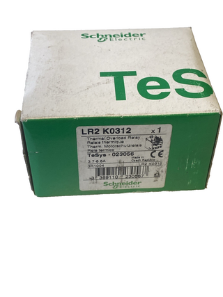 Schneider Electric LR2K0312 TeSys K Thermisches Überlastrelais 3,7-5,5A – NEU &0