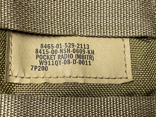 GI USMC FSBE Taschenradio MBITR Pouch NSN 8465 01 529 2113 – Khaki6