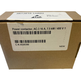 SIEMENS 3RT2018-1AB02 Schütz AC3 7,5kW/400V, 1Ö2