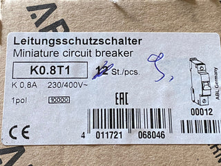 ABL Sursum K0,8T1 Leitungsschutzschalter 1P 230/400V neu1