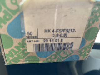 50x Phoenix Contact UHK 4-FS/FS (12-2,8-0,8) Durchgangsklemmen 2017224 NEU1