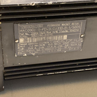 Indramat MAC90B-0-PD-3-C/110-B-1/S005 Servomotor + Stegmann encoder AG 661 1914