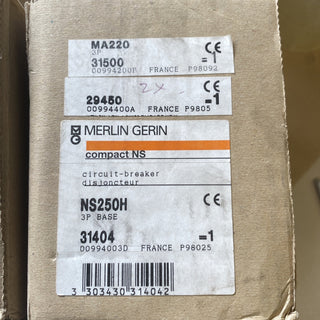 Merlin Gerin Compact NS250H Leistungsschalter MCCB 250A 70kA – NEU & OVP0