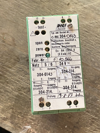 Digi Table CMC304-0143 Output Isolator Steuerkarte (Gebraucht)0