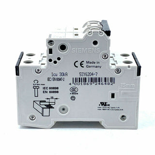 Siemens 5SY6 204-7 Leitungsschutzschalter 2-polig0