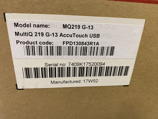 KBA MultiQ MQ219 19" TFT Monitor – Blau – Modell FPD130843R1A – NEU & OVP1