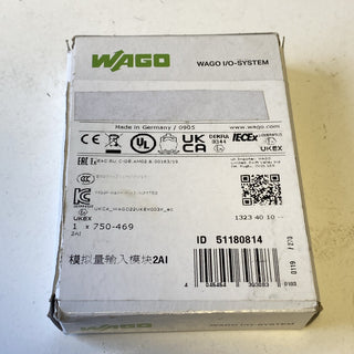 NEU WAGO 750-469 | 2-Kanal-Analogeingangsklemme | Thermoelement K | Originalverp1