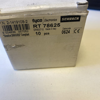 10x Schrack RT78625 Relaissockel – NEU & OVP3
