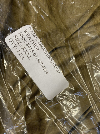 US Military Surplus GI USMC FROG Thermal Underpants XXXL coyote UVP 39,955