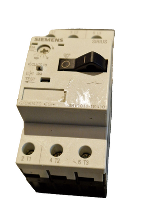 Siemens 3RV1011-1KA10 Leistungsschalter 1 St. 3 Schließer Einstellbereich (Strom0