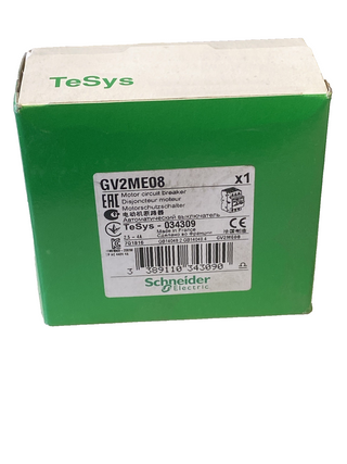 Schneider Electric TeSys GV2ME08 Motorschutzschalter 2,5-4A – NEU & OVP2