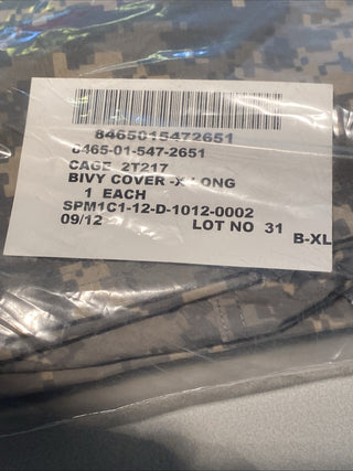 BIVY COVER ACU DIGITAL 8465-01-547-2644 us Army 2