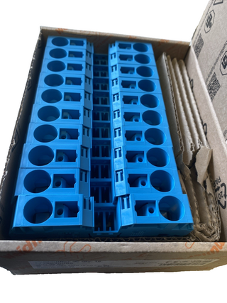 10x Weidmüller Durchgangsklemme ZDU 35 BL blau; Reihenklemmen 1739630000