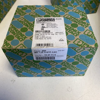 250x Phoenix Contact 1827716 (MC 1,5/ 3-STF-3,81) Leiterplattenstecker – NEU & O