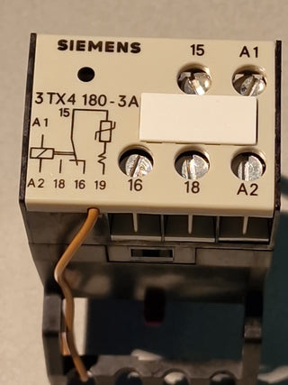 1x Siemens 3TX4 180-3A Interface-Übergangsschütz 24V DC Schalter #12 gebraucht5