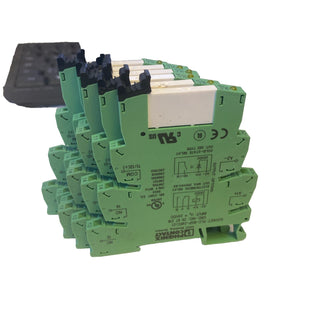 6x Phoenix Contact PLC-BSP-24DC/21 Relaissockel 29672190