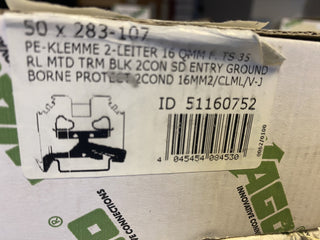 50x WAGO GmbH & Co. KG Schutzleiterklemme 283-1071